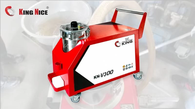 KN-V300 Sump Tank Cleaner | CNC Water Sludge Vacuum System by KING NICE
